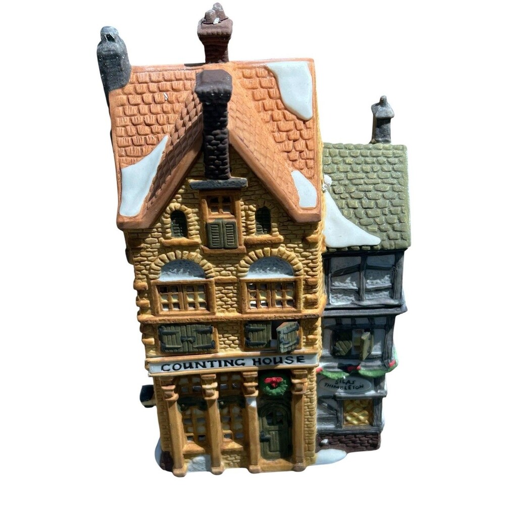 Dept 56 Heritage Village Collection Silas Thimbleton Barrister 1988 Retired Box